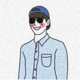 燧石盟锻词人石隐的头像，灰蓝色调